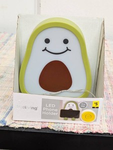 True Living Novelty LED Phone Holder, Avocado
