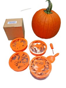 EZ Pumpkin Set of 4 Pumpkin Carving Inserts (case pack of 8 complete sets)