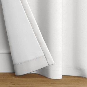 42x84 Room Darkening Heathered Window Curtain Panel White - Room Essentials Noise Reduction, UV Protection, Thermal Insulated
