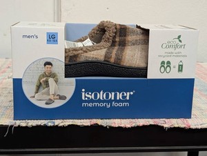 Isotoners mens Slipper Size LG 9.5-10.5