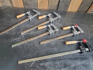 Set of Steel Bar Wood Clamps 12 & 18