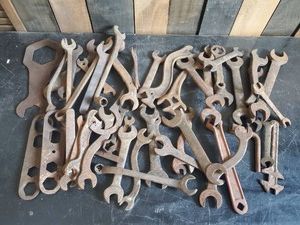 Large Group of Collectible Vintage Wrenched - Ford & More