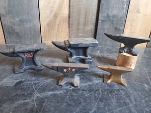 Nice Collection of Miniature Salesman Sample Anvils