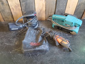Makita, Craftsman, and Black & Decker Sanders
