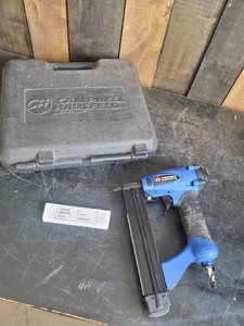 Campbell Hausfeld Pneumatic Nailer w Case and Staples