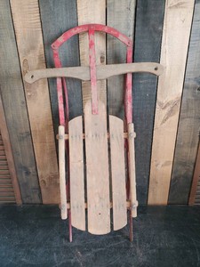 Smaller WoodMetal Vintage Toboggan