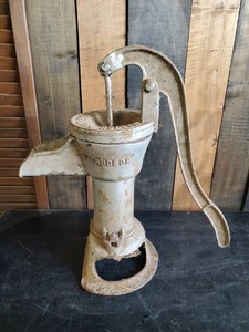 Large Hudson Cast Metal Well Pump