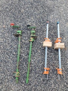 4 Vintage Pipe Clamp Vices