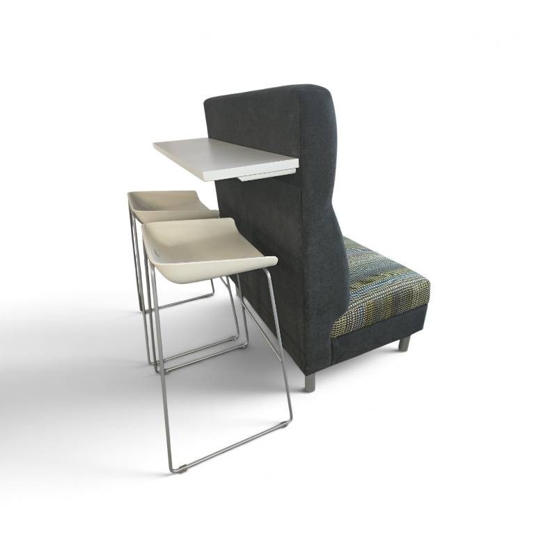 Steelcase Mediascape Lounge System w 2 Steelcase Scoop Stools Retail $2200