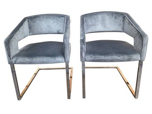 Set of 2 Haworth Collection B-Sit Executive Side Chairs retail $2200 Each.