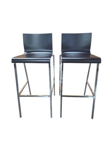 Set of 2 Cape Contract Furniture Kara Modern Bentwood Bar Stools Retail $299