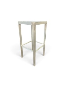 Set of 4  Emeco Aluminum Backless Stool by Philippe Starck Retail price $799