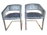 Set of 2 Haworth Collection B-Sit Executive Side Chairs retail $2200 Each.
