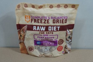 Boss Cat Raw Diet Pork Recipe Infused with Probiotics Cat Food - 9oz
