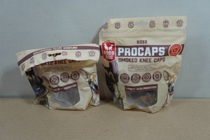 2 Bags Boss Dog Procaps Smoked Knee Caps - 2 Caps Each
