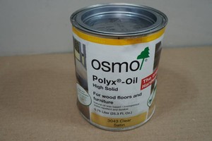 .75 Liter Osmo Polyx-Oil High Solid for Wood Floors and Furniture - 3043 ClearMatte