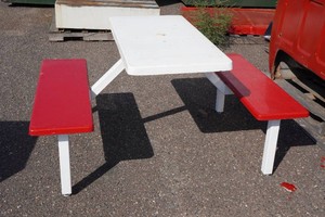 Commercial Grade Metal Picnic Table