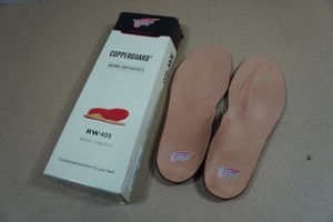 Red Wing Copperguard Work Orthotics Insoles - Size 10
