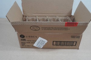 Libby Set of 8 Heavy Base 5.5oz Juice Glasses