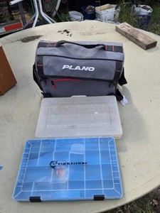 Plano Fishing Tackle Bag with Evolution and Plano Boxes