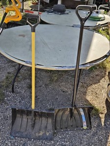 Snow Shovels 1 New, 1 Used
