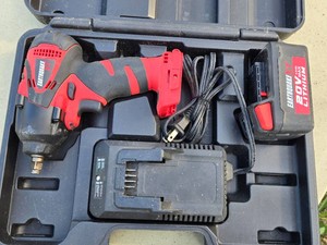 Earthquake XT Model EQ38XT-20V 20V Cordless Impact Wrench Set including Battery and Charger