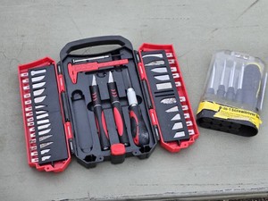 Xacto Style Knife Set and Screwdrivers