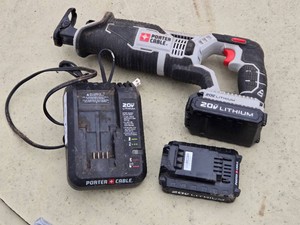 Porter Cable 20V Lithium Reciprocating Saw with Battery and Charger