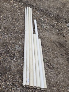 PVC Pipes of Varying Lengths