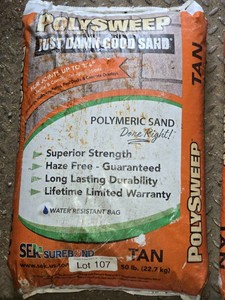 PolySweep Tan 50 lb Bag of Polymeric Sand