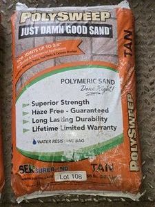 Tan Polysweep 50 lb Polymeric Sand