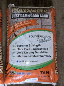 Tan Polysweep 50 lb Polymeric Sand