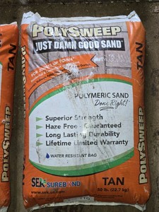 Polysweep Tan Polymeric Sand 50 lb Bag