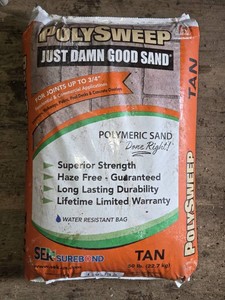 Polysweep 50 lb. Polymeric Sand Bag - Tan
