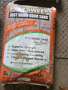 Polysweep Tan 50 lb Polymeric Sand Bag