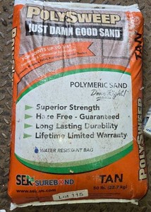 Tan Polysweep 50 lb Polymeric Sand