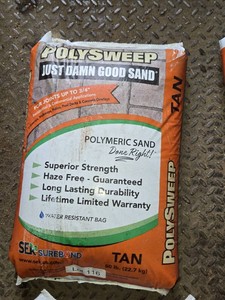 Polysweep Polymeric Sand Tan 50 lb Bag