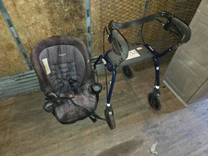 Cosco Child Car Seat and Rollator Walker