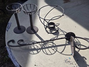 Metal Candle Holders and Wall Sconce