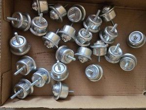 Ball transfer units with threaded screws for industrial conveyor systems or material handling