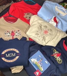 VINTAGE Sweatshirt lot of 7 size medium-large