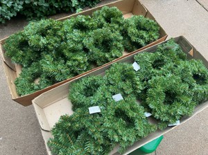 BRAND NEW 6 Synthetic Wreath lot of 30