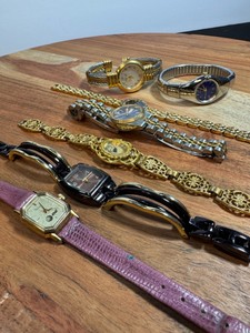 Watch lot of 7  Ladies watches various brands untested