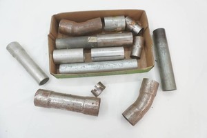 variety of exhaust pipe connectors from 1 34 to 2 12
