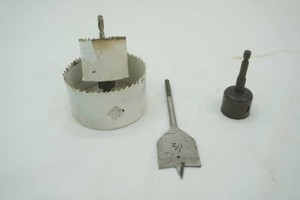 hole saw bits and spade bit