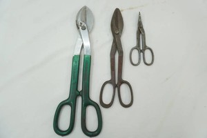 3 metal snipshear 16, 13, 7