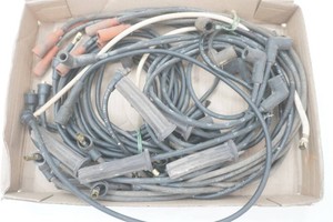 variety of used spark plug wires