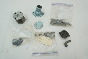 Pontiac V-8 intake to timing cover seals, water neck, fuel delete plate, intake bolts