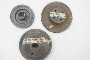 3 pulleys for small block GM