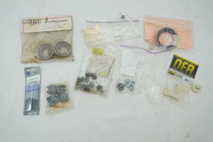 NIP trailer bearings, vacuum caps, door bumpers, valve cover bolts, intake plug, window guide rollers, timing cover front seal